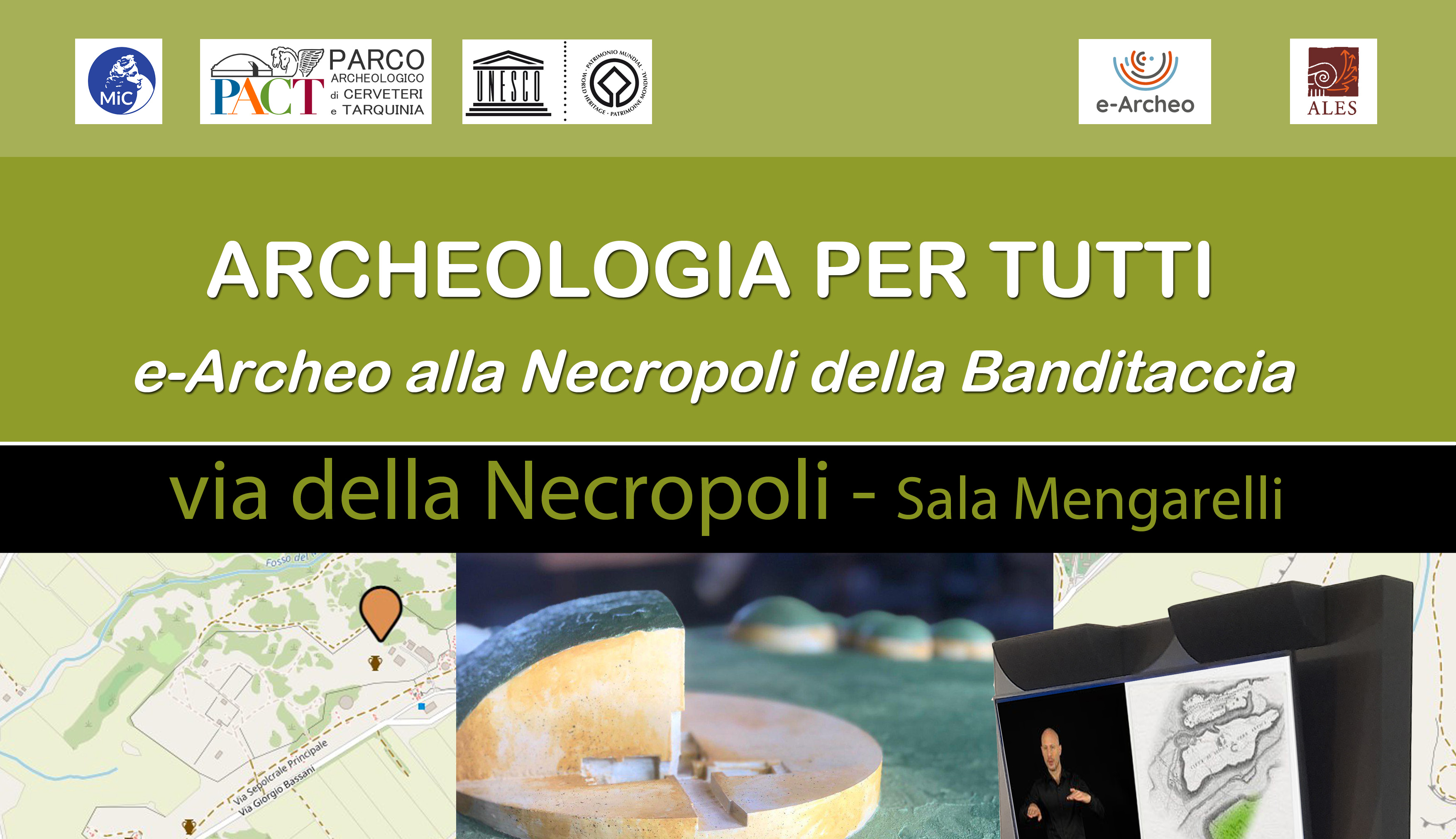 Necropoli della Banditaccia: apertura sala Mengarelli